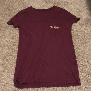 Maroon Tee